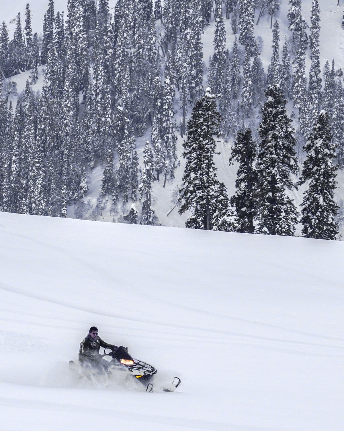 Snowmobiling